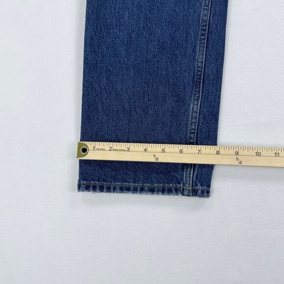 Everlane Women's 90's Way High Straight Leg Jean Size 25 Long Mid Indigo - Picture 15 of 16